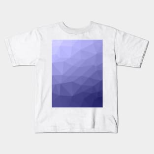 Very peri purple violet mesh ombre pattern Kids T-Shirt